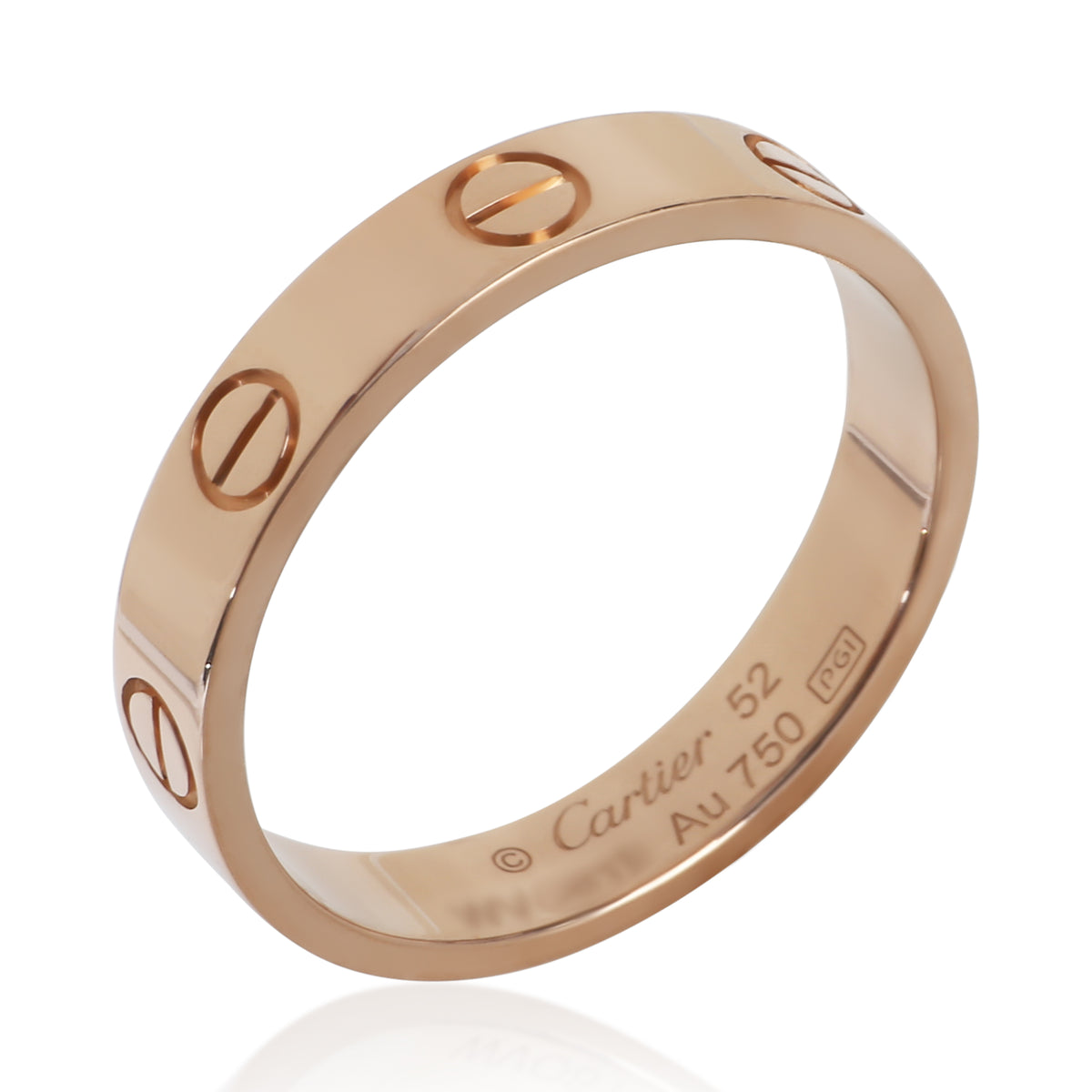Cartier Rose Gold  Small Model Love Ring bv