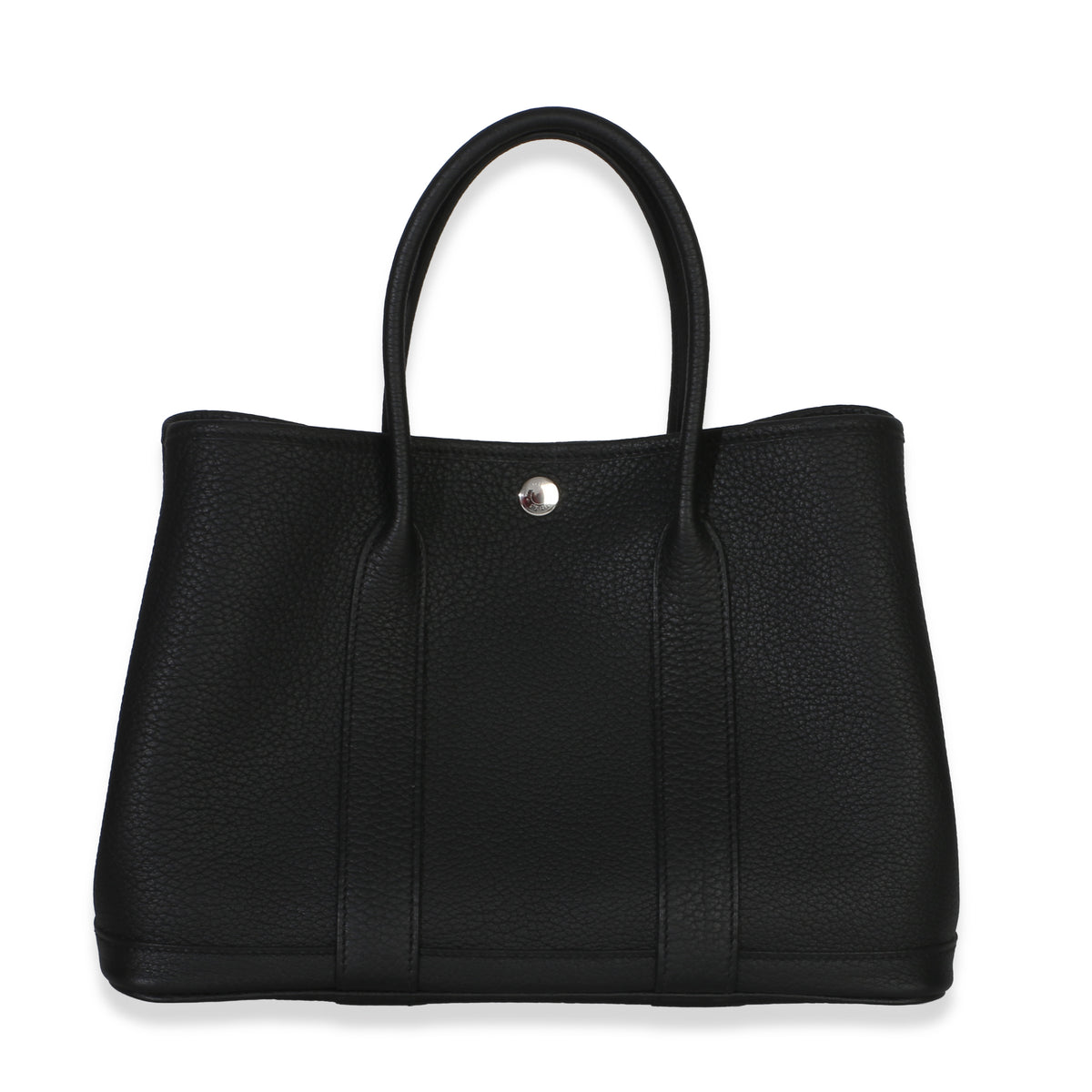 Hermès Black Negonda Garden Party 30 PHW Handbag id