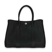 Hermès Black Negonda Garden Party 30 PHW Handbag id