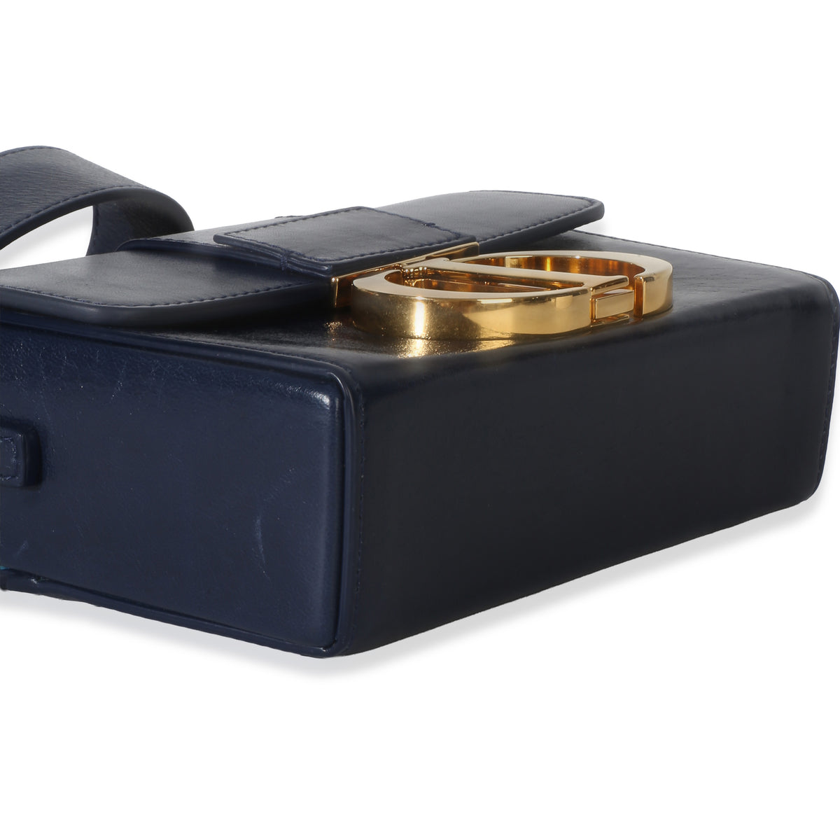 Christian Dior Navy Calfskin 30 Montaigne Box Bag Handbag 7