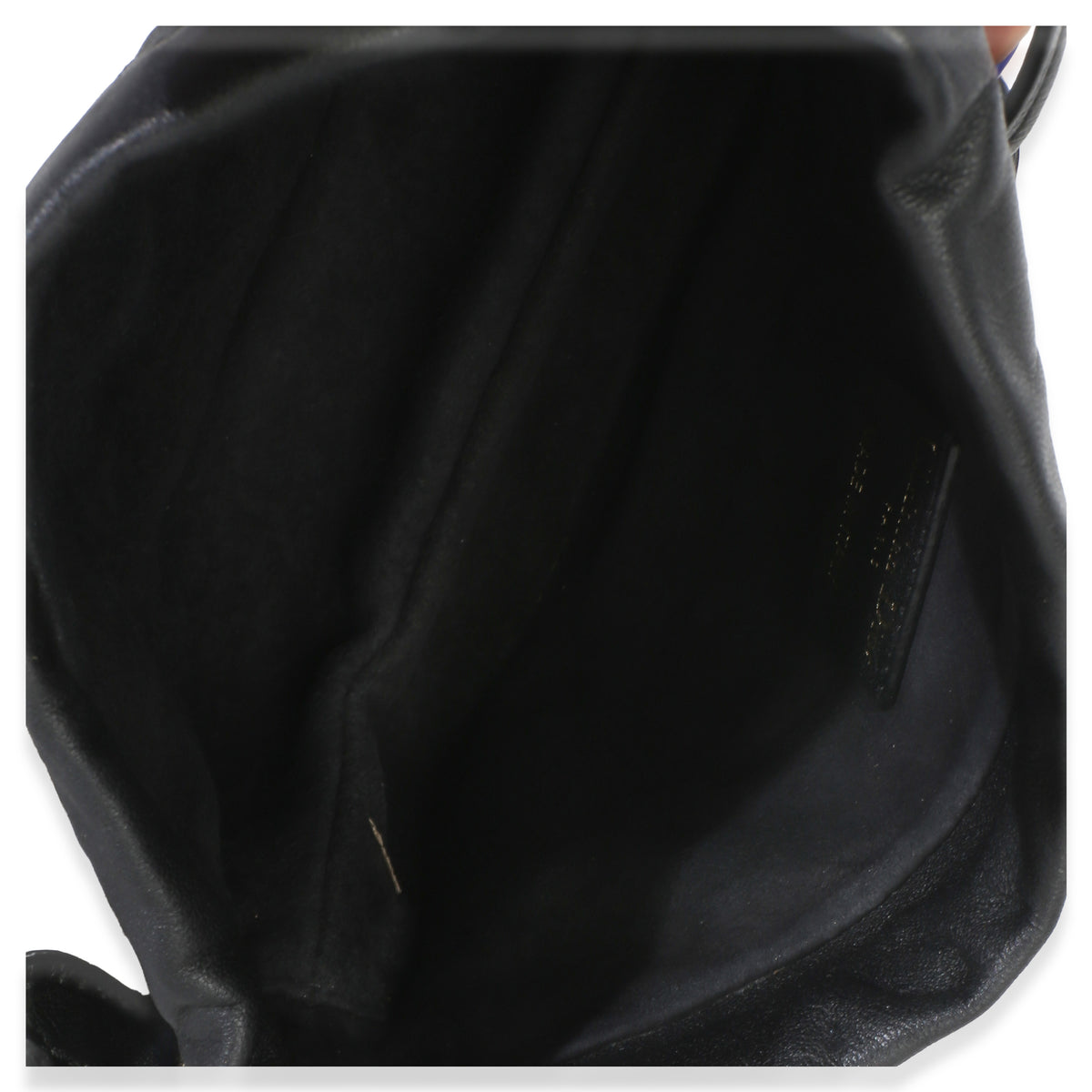 Christian Dior Black Lambskin Cannage Lady Dior Milly Mini Drawstring Bag Handbag 6