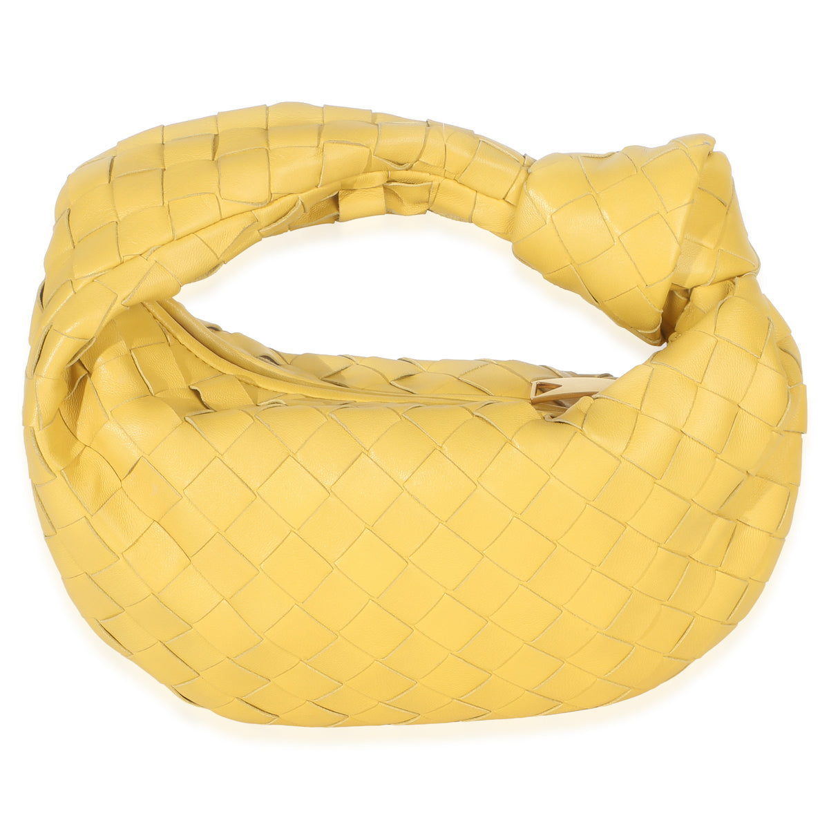 Bottega Veneta Yellow Nappa Intrecciato Mini Jodie Handbag 4