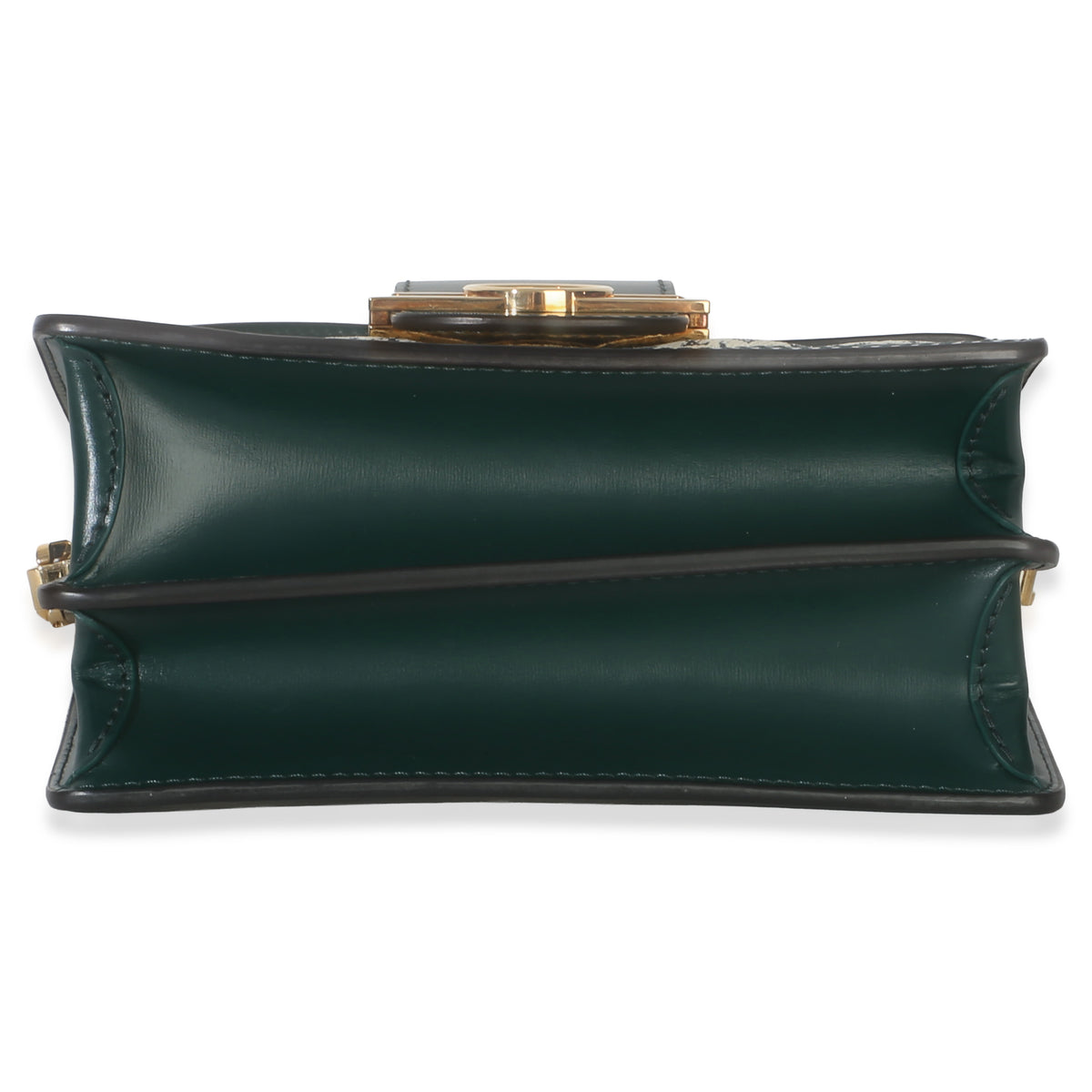 Louis Vuitton Green Quilted Denim Printed Monogram Mini Dauphine Handbag 5