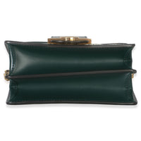 Louis Vuitton Green Quilted Denim Printed Monogram Mini Dauphine Handbag 5