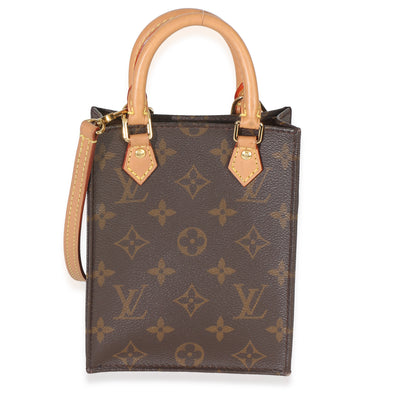 Louis Vuitton Monogram Canvas Petit Sac Plat Handbag id