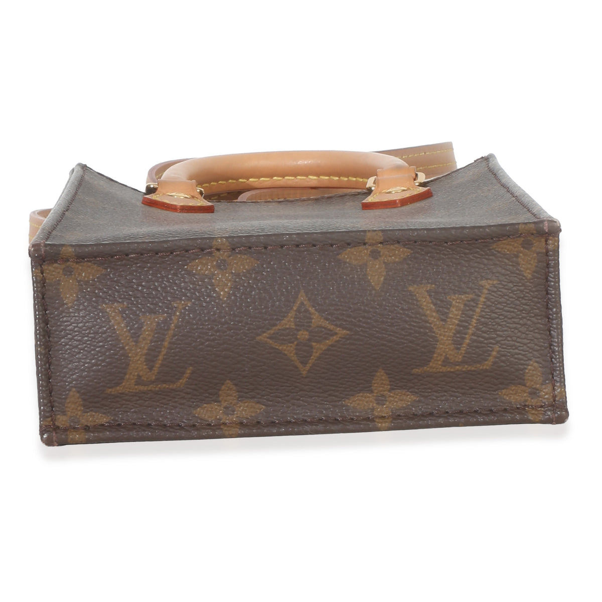 Louis Vuitton Monogram Canvas Petit Sac Plat Handbag 5