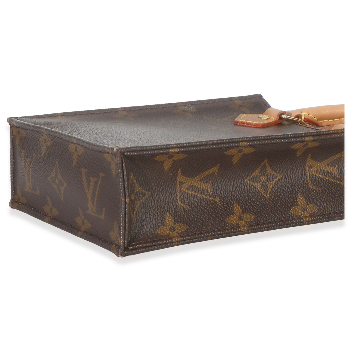 Louis Vuitton Monogram Canvas Petit Sac Plat Handbag 6