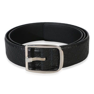 Gucci Black Calfskin Microguccissima Belt 105/42 id