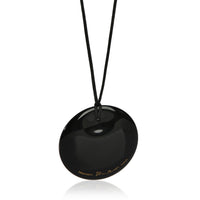 Tiffany & Co. Wood & Lacquer Elsa Peretti Round Disc Pendant fv