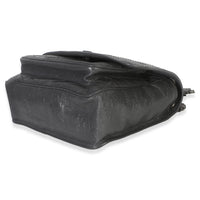 Saint Laurent Grey Crinkled Calfskin Matelasse Large Niki Chain Satchel Handbag 6