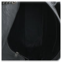 Saint Laurent Grey Crinkled Calfskin Matelasse Large Niki Chain Satchel Handbag 9