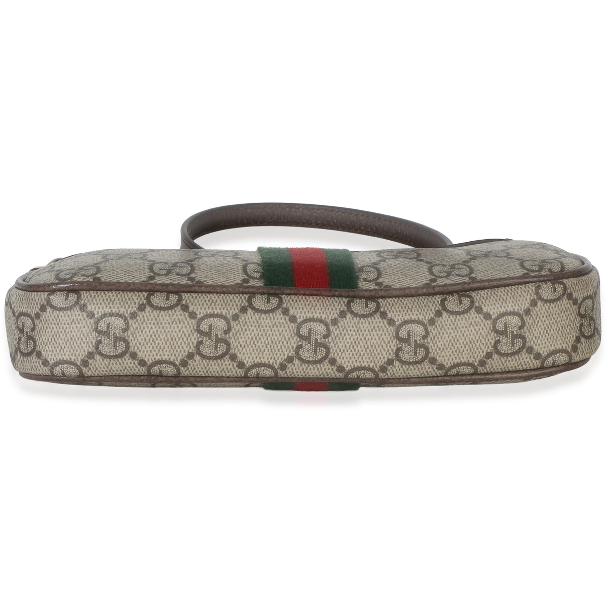 Gucci Beige Ebony GG Supreme Monogram Canvas Mini Ophidia Shoulder Bag Handbag 5