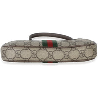 Gucci Beige Ebony GG Supreme Monogram Canvas Mini Ophidia Shoulder Bag Handbag 5