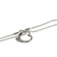 Tiffany & Co. Sterling Silver  Elsa Peretti Open Heart Pendant 2