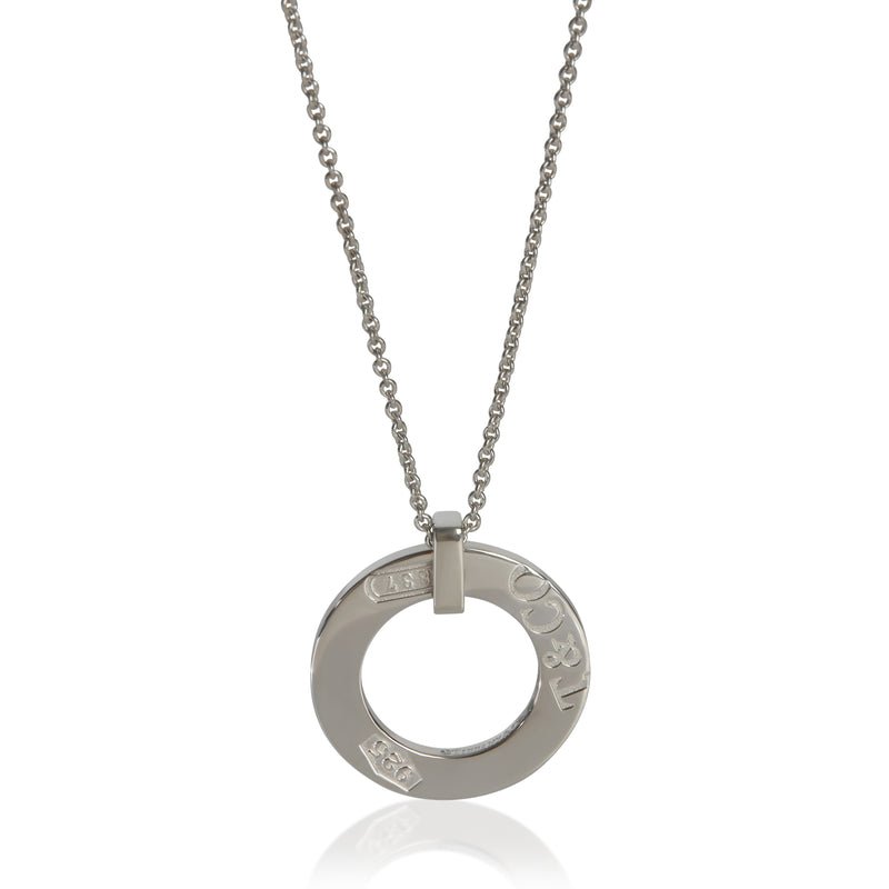 Tiffany & Co. Sterling Silver  1837 Pendant fv