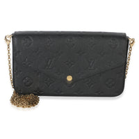 Louis Vuitton Black Monogram Empreinte Felicie Pochette Handbag 2