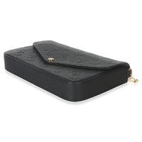 Louis Vuitton Black Monogram Empreinte Felicie Pochette Handbag 7
