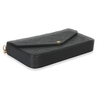 Louis Vuitton Black Monogram Empreinte Felicie Pochette Handbag 8