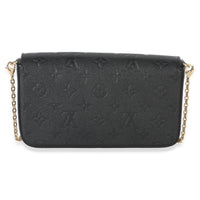 Louis Vuitton Black Monogram Empreinte Felicie Pochette Handbag 5