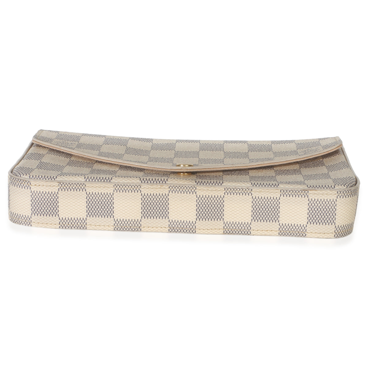 Louis Vuitton Rose Ballerine Damier Azur Canvas Felicie Pochette Handbag 6