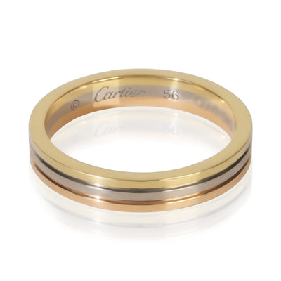 Cartier 3 Tone Gold  Vendome Louis  3.5mm Band fv