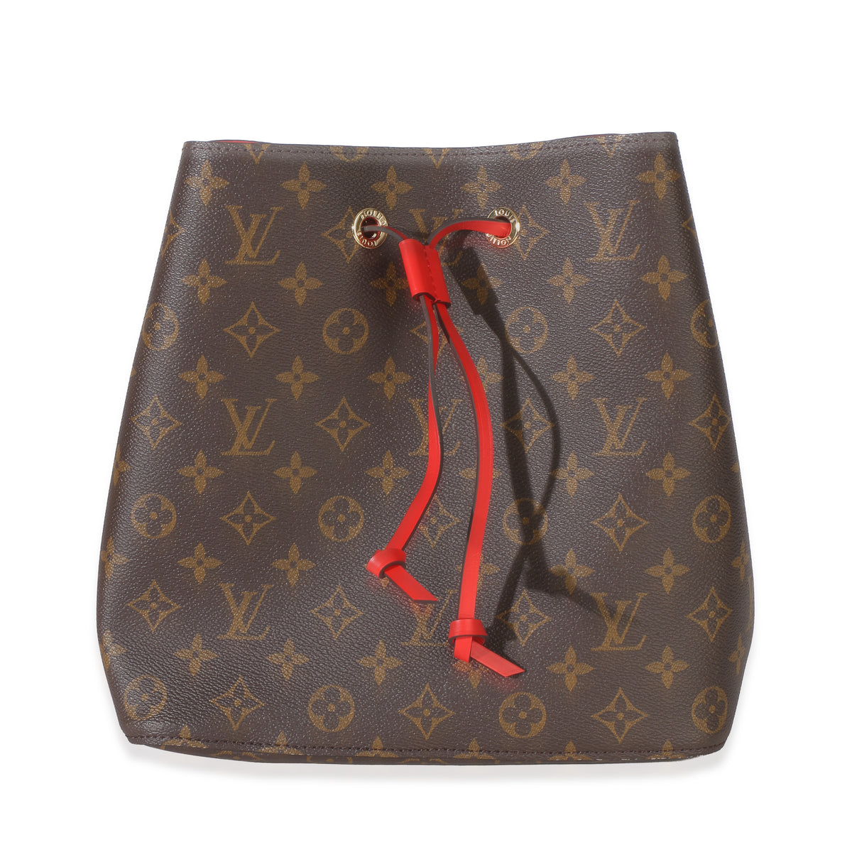 Louis Vuitton Coquelicot Monogram Canvas Neonoe MM Handbag fv