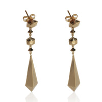 David Yurman Yellow Gold  Modern Renaissance Earrings fv