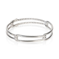 David Yurman White Gold Diamond Continuance Bracelet fv