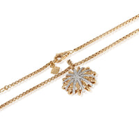 David Yurman Rose Gold Diamond Medium Starburst Pendant sv