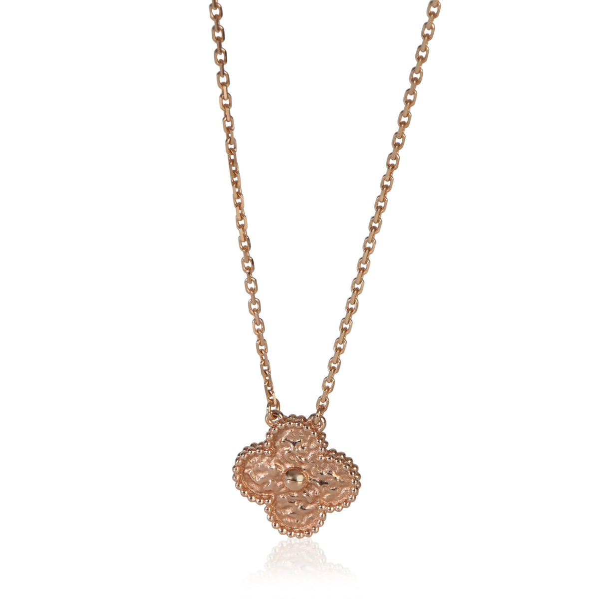 Van Cleef & Arpels Rose Gold  Vintage Alhambra Pendant fv