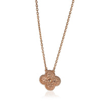 Van Cleef & Arpels Rose Gold  Vintage Alhambra Pendant fv