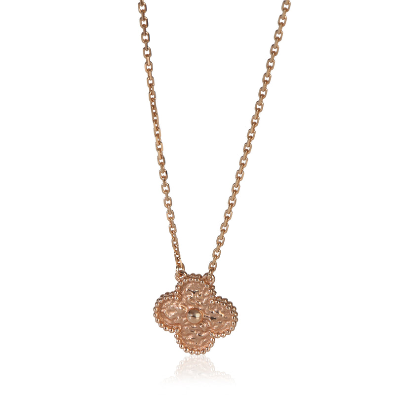 Van Cleef & Arpels Rose Gold  Vintage Alhambra Pendant fv