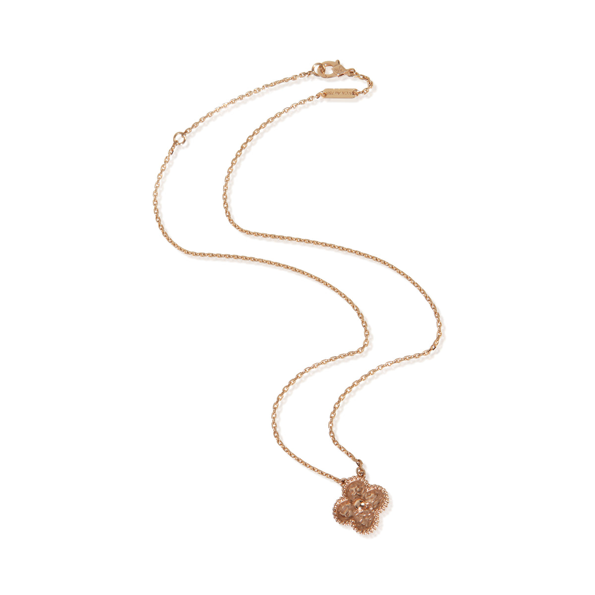 Van Cleef & Arpels Rose Gold  Vintage Alhambra Pendant pv
