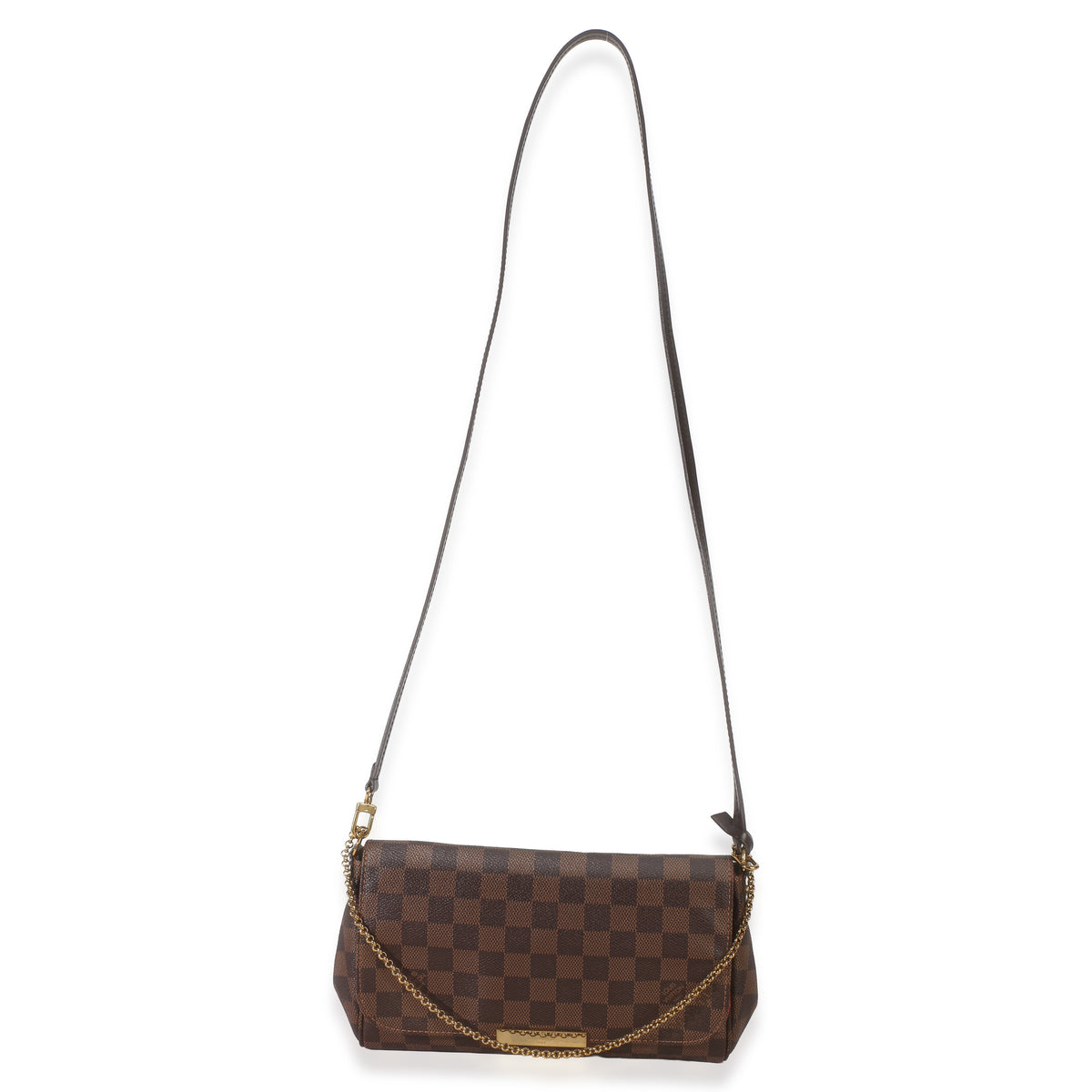 Louis Vuitton Damier Ebene Canvas Favorite MM Handbag 8