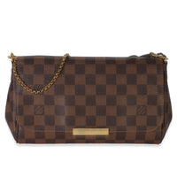 Louis Vuitton Damier Ebene Canvas Favorite MM Handbag fv