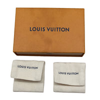 Louis Vuitton Gold Plated  Script Hoop Earrings box