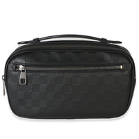 Louis Vuitton Black Damier Infini Ambler Belt Bag Handbag id