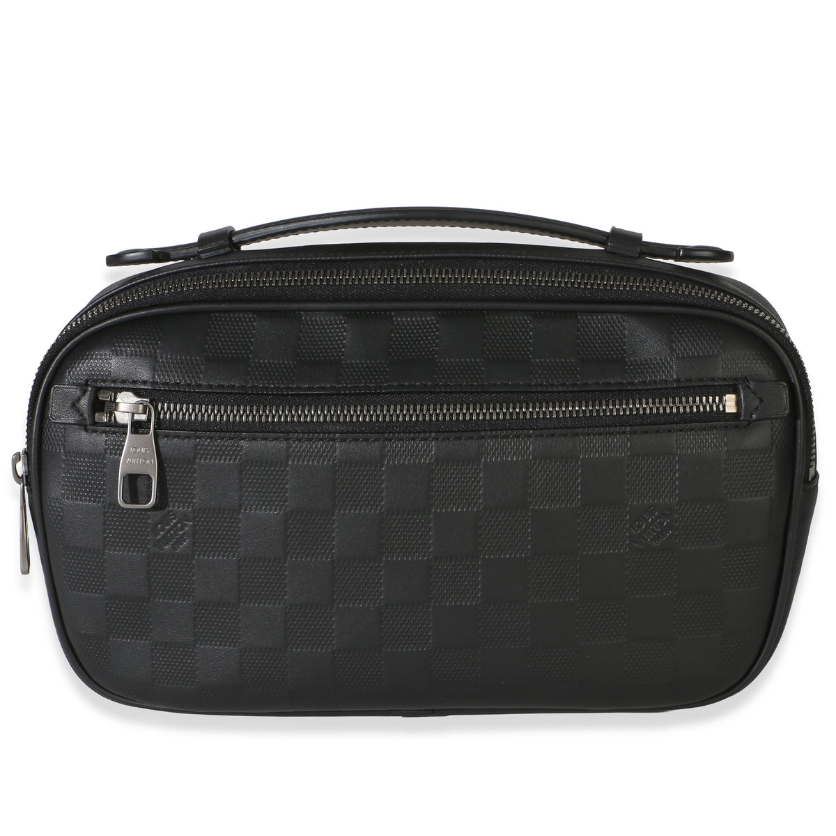 Louis Vuitton Black Damier Infini Ambler Belt Bag Handbag id
