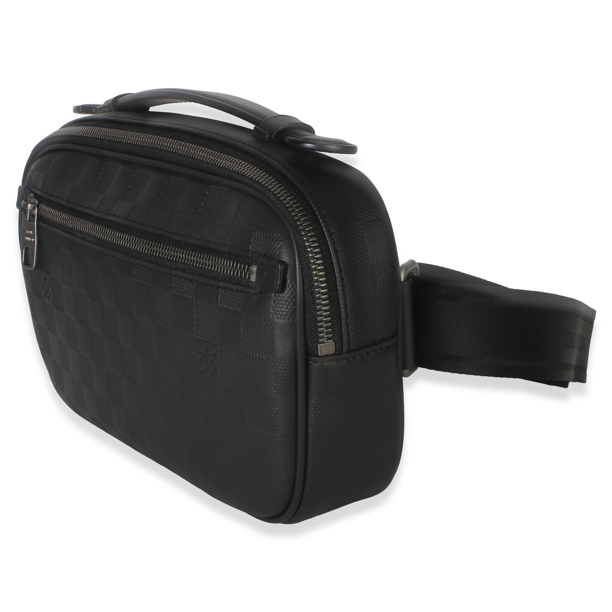 Louis Vuitton Black Damier Infini Ambler Belt Bag Handbag 2