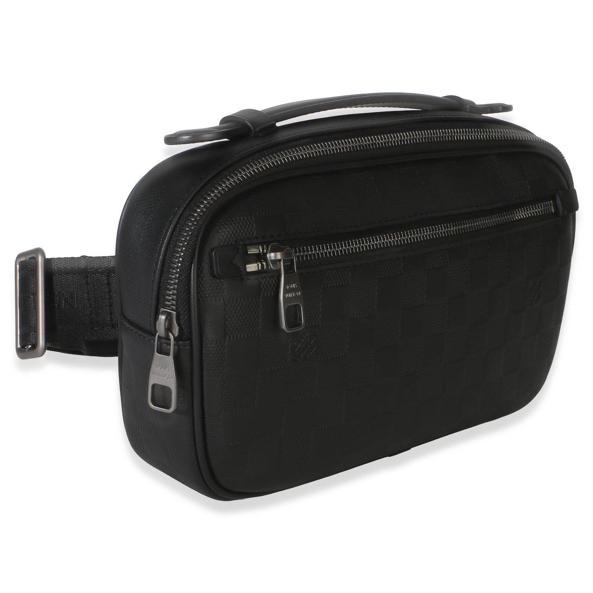 Louis Vuitton Black Damier Infini Ambler Belt Bag Handbag 3