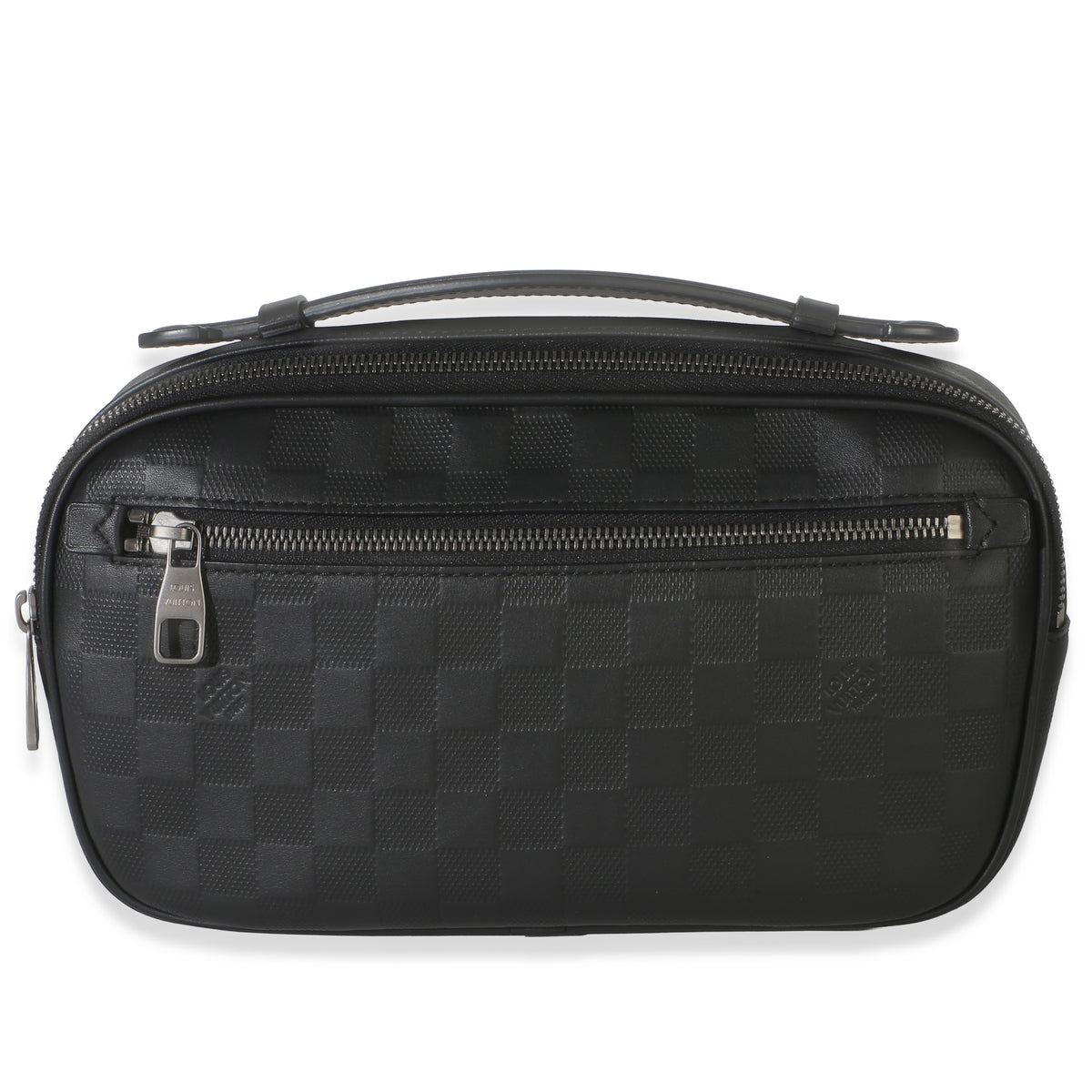 Louis Vuitton Black Damier Infini Ambler Belt Bag Handbag fv