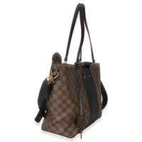 Louis Vuitton Canvas Damier Ebene Taurillon Jersey Tote Handbag 3