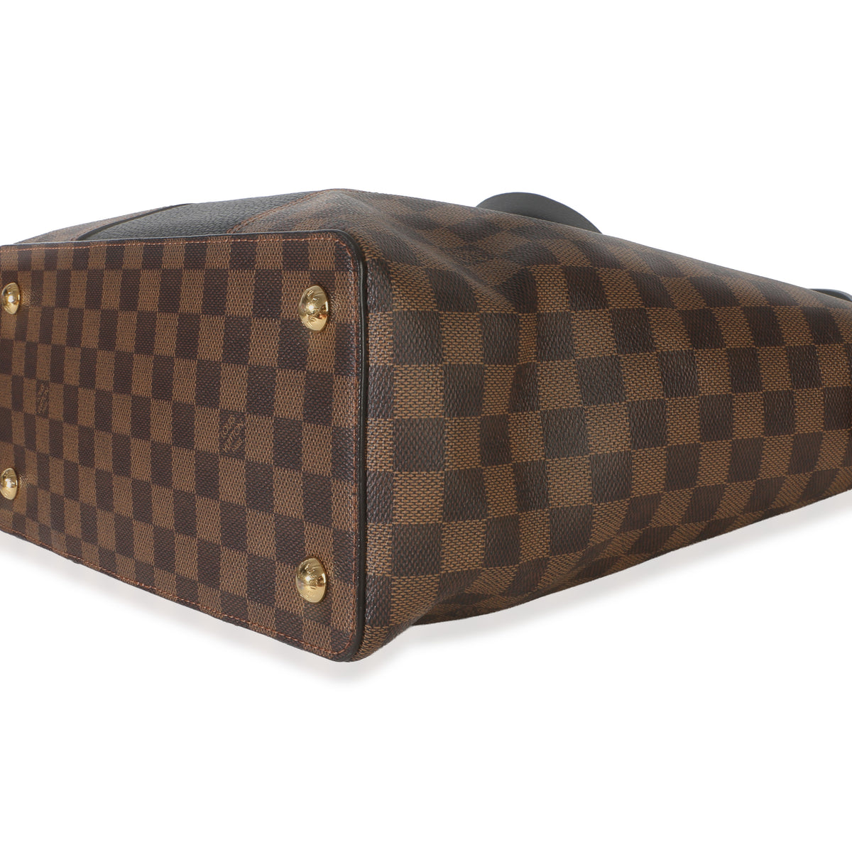 Louis Vuitton Canvas Damier Ebene Taurillon Jersey Tote Handbag 6
