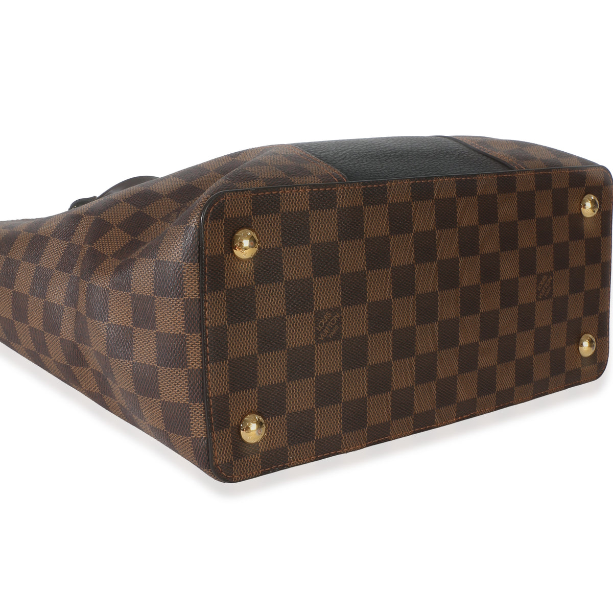 Louis Vuitton Canvas Damier Ebene Taurillon Jersey Tote Handbag 7