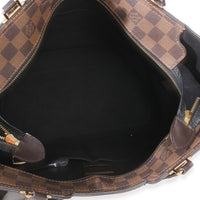 Louis Vuitton Canvas Damier Ebene Taurillon Jersey Tote Handbag 8