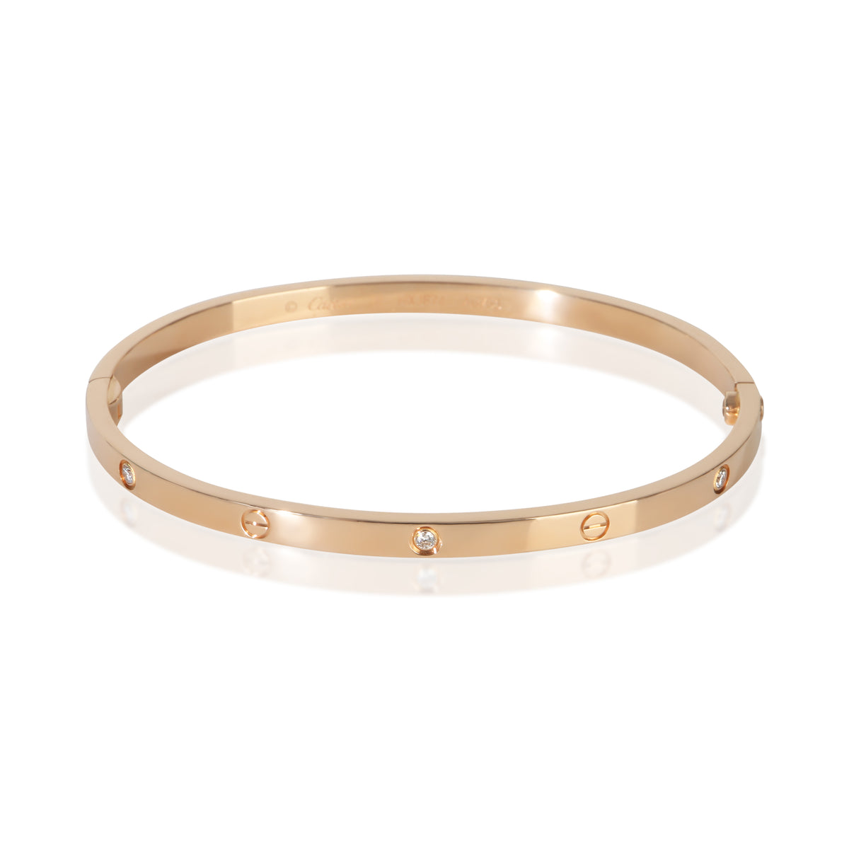 Cartier Rose Gold Diamond Small Model Love Bracelet fv