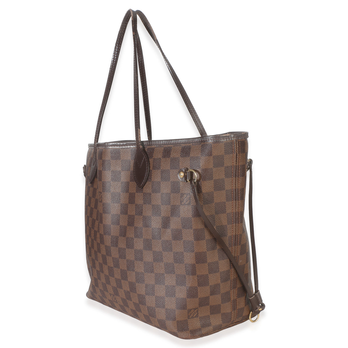 Louis Vuitton Damier Ebene Canvas Neverfull MM Handbag 2