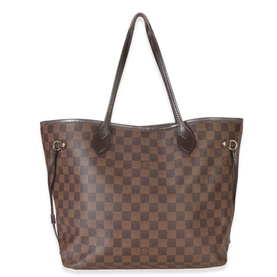 Louis Vuitton Damier Ebene Canvas Neverfull MM Handbag fv