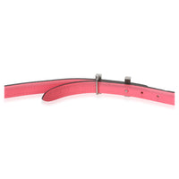 Hermès Rose Azalee Epsom Orange Poppy Swift Focus Belt PHW 80/32 5