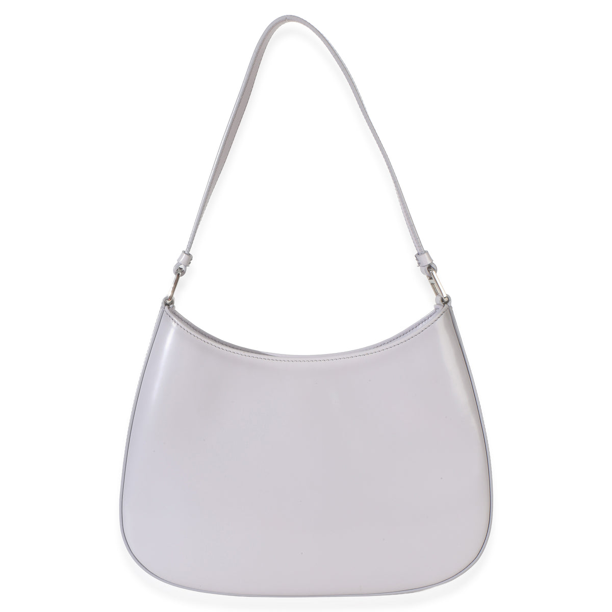 Prada Grey Spazzolato Medium Cleo Bag Handbag 4